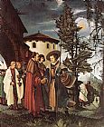Denys van Alsloot St. Florian Taking Leave Of The Monastery painting